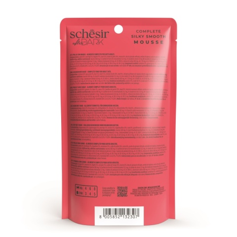 Schesir After Dark Velvet Mousse kurczak z wołowiną 80g
