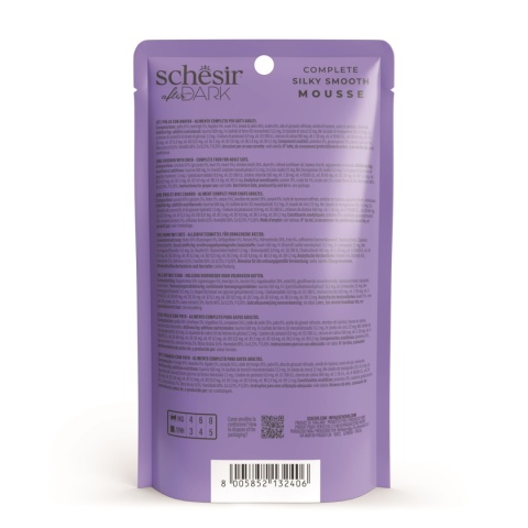 Schesir After Dark Velvet Mousse kurczak z kaczką 80g