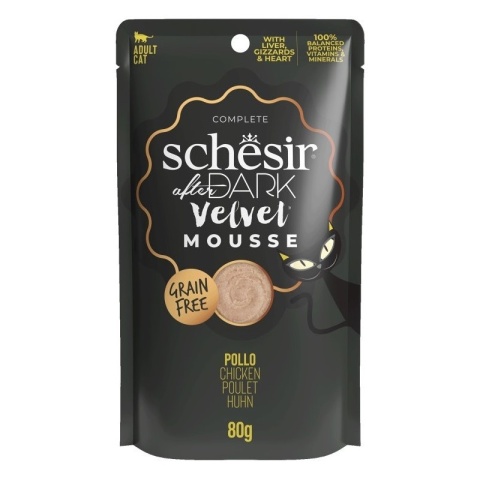 Schesir After Dark Velvet Mousse kurczak 80g