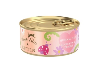 Terra Felis Kitten - Kurczak z indykiem dla kociąt 70g
