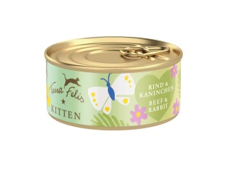 Terra Felis Kitten - Wołowina z królikiem dla kociąt 70g