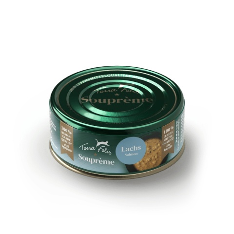 Terra Felis Soupreme Łosoś - zupa krem dla kotów 70g