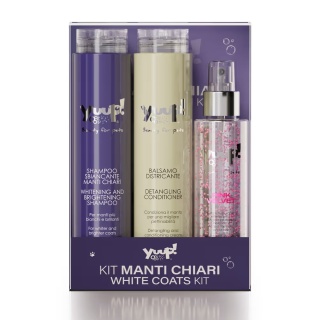 Yuup! White Coats Set - zestaw kosmetyków do pielęgnacji białej i jasnej sierści psa i kota