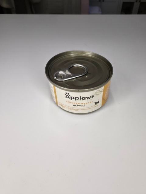 OUTLET APPLAWS Cat pierś z kurczaka w bulionie dla kota 70g