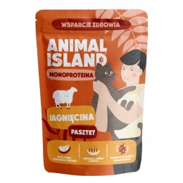 Animal Island Jagnięcina monoproteina - karma mokra dla kota monobiałkowa pasztet 100g