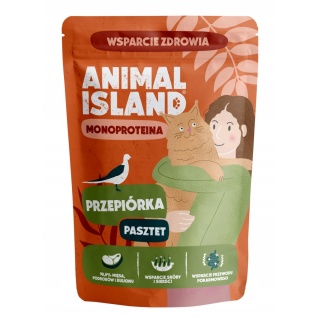 Animal Island Przepiórka monoproteina - karma mokra dla kota monobiałkowa pasztet 100g