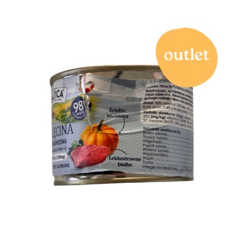 OUTLET BALTICA SMAKI REGIONÓW cielęcina - monobiałkowa karma dla kota 185g