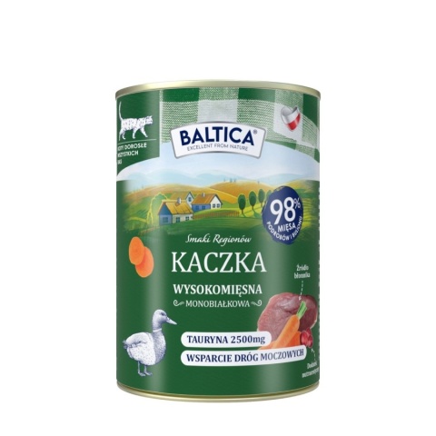 BALTICA SMAKI REGIONÓW kaczka - monobiałkowa karma dla kota 400g