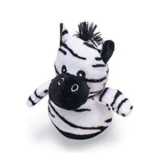 Beeztees Jungle Wobbler zebra - zabawka dla kota poruszająca się po dotknięciu łapką