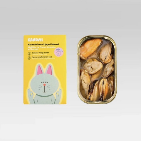 CANUMI Małża Nowozelandzka dla kota 120g