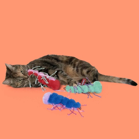 COOCKOO Razzle Ruby - pluszowa zabawka dla kota z kocimiętką