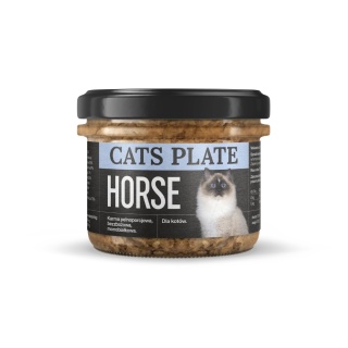 Cats Plate Horse konina - monobiałkowa karma dla kota 180g