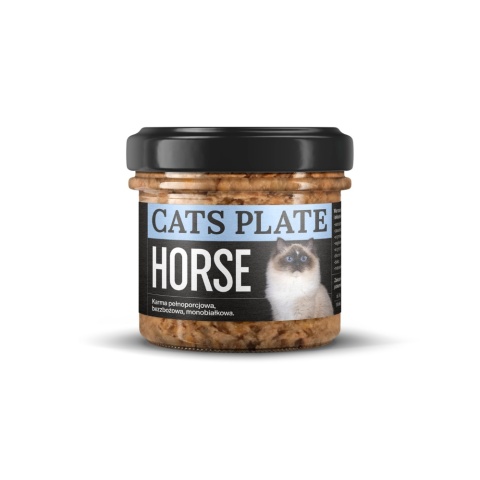 Cats Plate Horse konina - monobiałkowa karma dla kota 100g