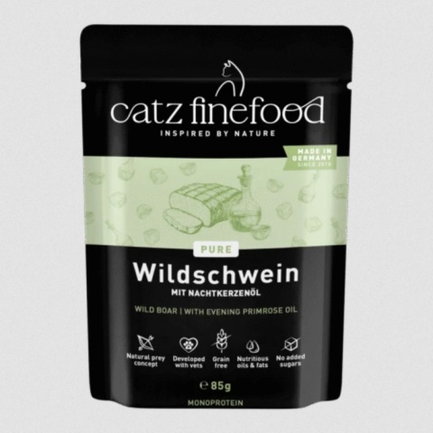 Catz Finefood Purrrr N.109 Dzik - saszetka dla kota 85g