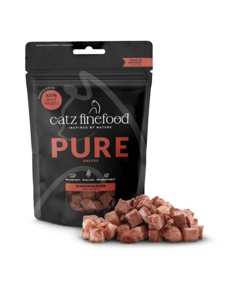 Catz Finefood Purrrrly N.105 liofilizowane serca wołowe 35g