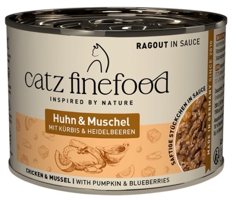 Catz Finefood Ragout N.613 Kurczak i omułek - karma dla kota w sosie 190g