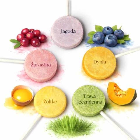 Dr Malou Liofilizowane lizaki mięsne dla kotów (mix smaków) 15 sztuk - przysmak dla kota 25g