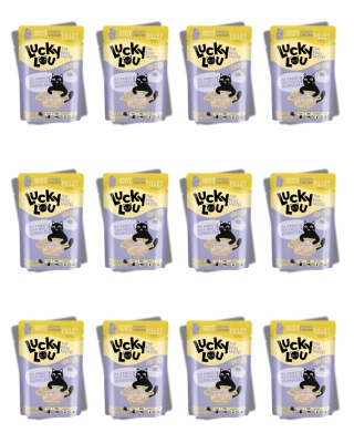 Lucky Lou Extrafood zestaw kurczak w bulionie 12x70g