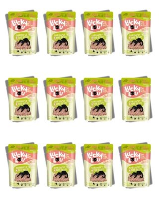 Lucky Lou Extrafood zestaw tuńczyk i krewetki w galaretce 12x70g