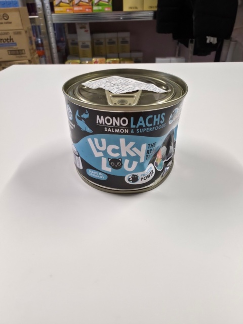 OUTLET Lucky Lou SuperMono Łosoś karma monobiałkowa 190g