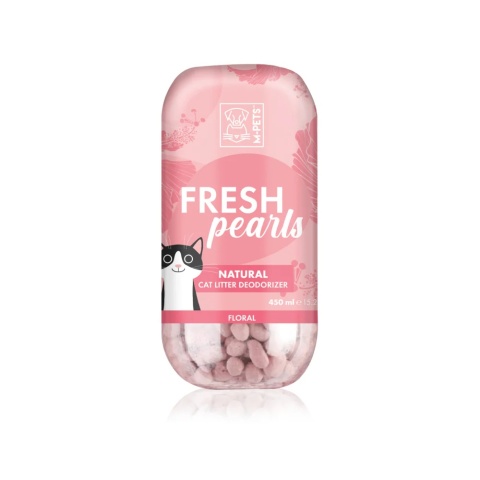 M-PETS FRESH Pearls FLORAL - granulki aromatyzujące do kuwet 450ml