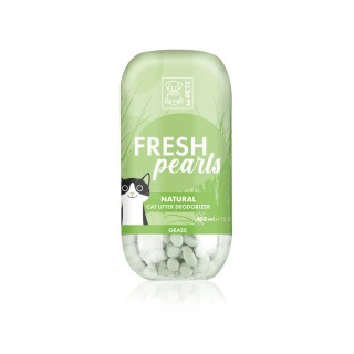 M-PETS FRESH Pearls GRASS - granulki aromatyzujące do kuwet 450ml