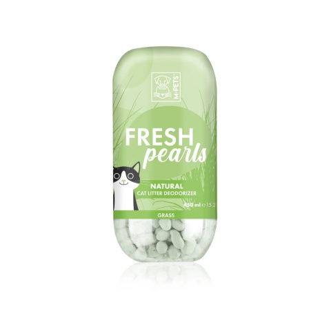 M-PETS FRESH Pearls GRASS - granulki aromatyzujące do kuwet 450ml