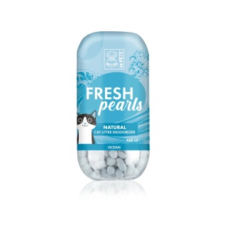 M-PETS FRESH Pearls OCEAN - granulki aromatyzujące do kuwet 450ml