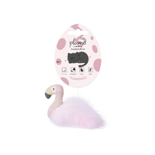 M-PETS PLUME catnip Flamingo - zabawka dla kota z kocimiętką