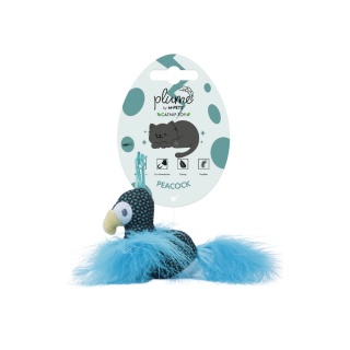 M-PETS PLUME catnip Peacock - zabawka dla kota z kocimiętką