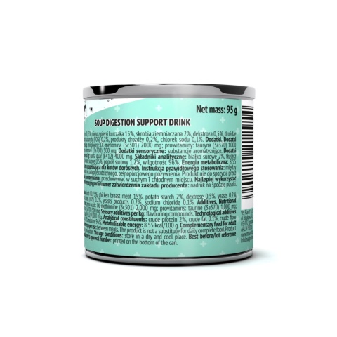 MR. BANDIT CHICKEN DIGESTION SUPPORT - napój funkcjonalny z kurczakiem dla kota na trawienie 95g