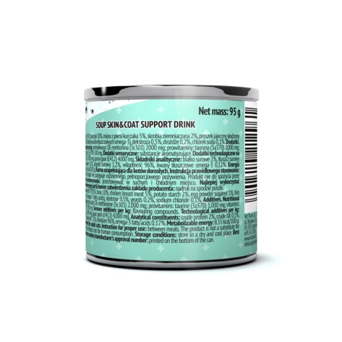 MR. BANDIT TUNA SKIN & COAT SUPPORT - napój funkcjonalny z tuńczykiem dla kota na skórę i sierść 95g