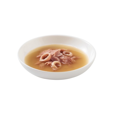 Schesir Soup 12x40g zupa dla kota tuńczyk z kalmarami zestaw