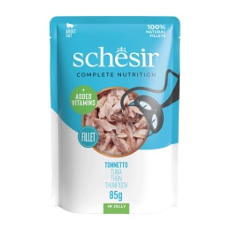 Schesir Tuna Fillet in Jelly tuńczyk w galarecie - karma dla kota 85g
