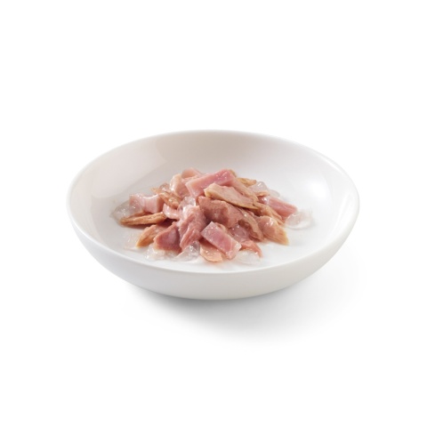 Schesir tuńczyk z szynką Fillet in Jelly 140g - karma mokra dla kota w galaretce