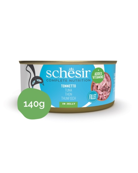 Schesir tuńczyk Fillet in Jelly 140g - karma mokra dla kota w galaretce