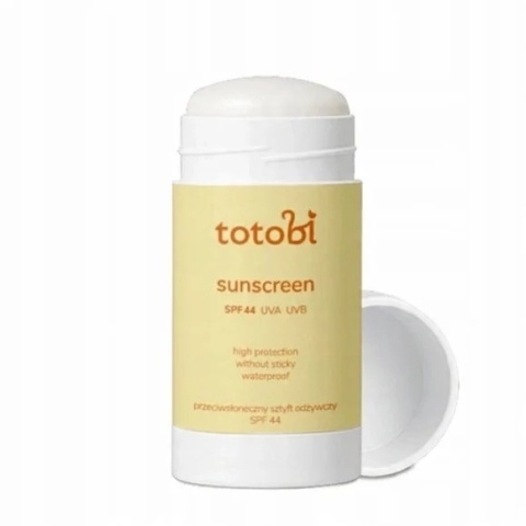 Totobi Sunscreen krem z SPF 44 przeciwsłoneczny sztyft odżywczy 25ml