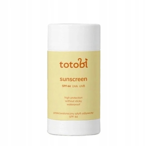 Totobi Sunscreen krem z SPF 44 przeciwsłoneczny sztyft odżywczy 25ml