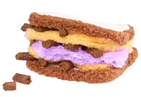 Zippy Paws Snufflerz PB&J Sandwich - zabawka węchowa w kształcie kanapki