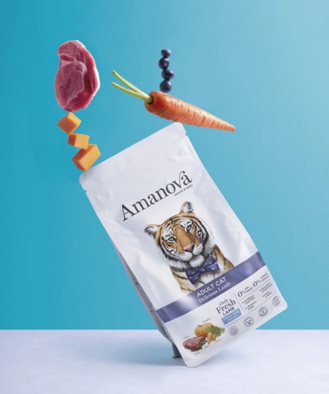 Amanova Cat ADULT Delicious Lamb jagnięcina - sucha karma dla kota 1,5kg