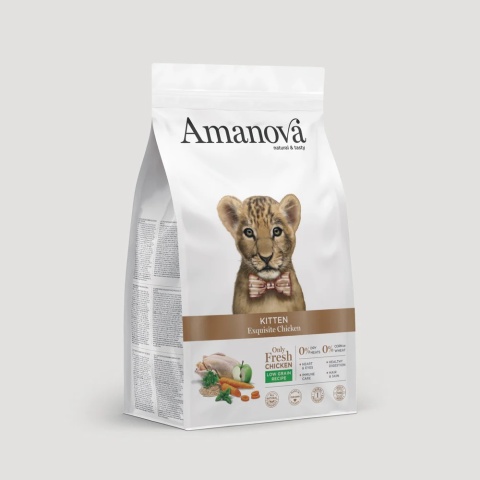 Amanova KITTEN Exquisite Chicken kurczak dla kociąt - sucha karma 1,5kg