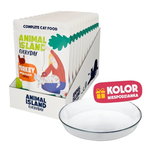 Animal Island Indyk 12x85g + SZKLANY TALERZYK edycja limitowana