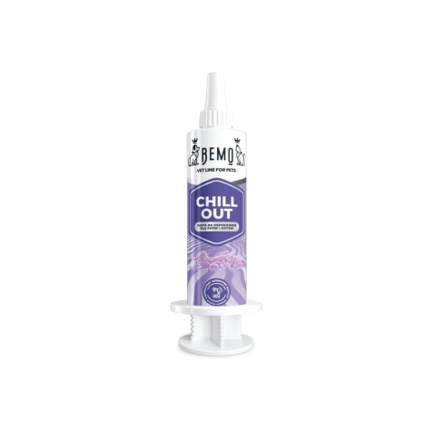 Bemo Chill Out - pasta uspokajająca dla psów i kotów na wyciszenie i redukcję stresu 50ml