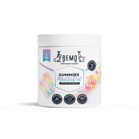 Bemo Gummies MultiVit - żelki multiwitaminowe dla psów i kotów wspierające odporność i witalność