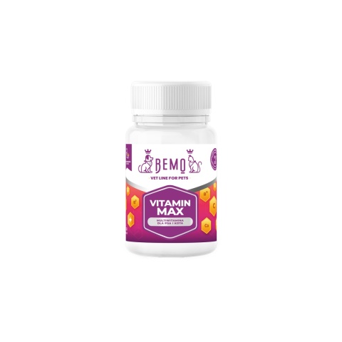 Bemo Vitamin Max - multiwitamina dla psa i kota w kapsułkach