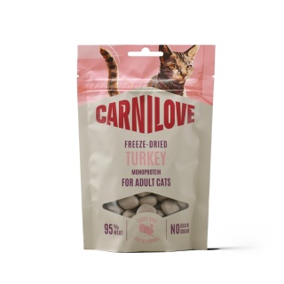 Carnilove Cat Freeze Dried Indyk Przysmaki liofilizowane z wołowiną 40g