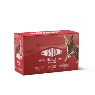 Carnilove Multipack Gravy filety w sosie 12x85g - karma mokra dla kota
