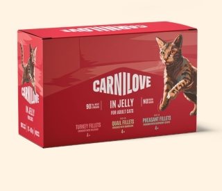 Carnilove Multipack Jelly filety w galaretce 12x85g - karma mokra dla kota