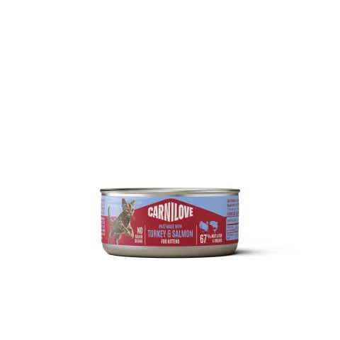 Carnilove Kitten Pate Turkey Salmon - pasztet dla kociąt indyk łosoś 100g