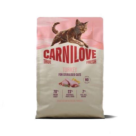 Carnilove True Fresh Indyk 2kg sucha karma dla kotów dorosłych